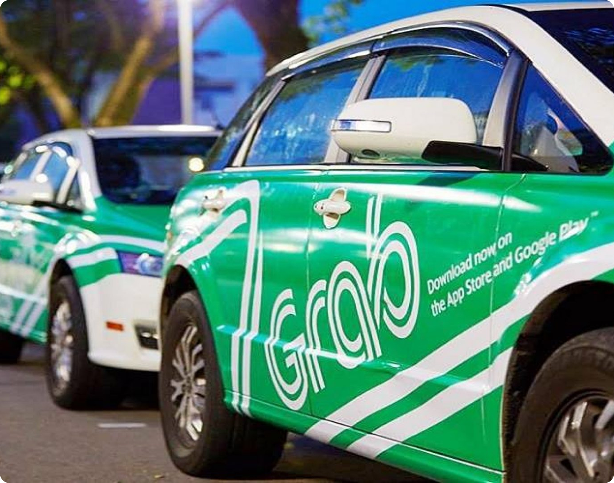 Grab e-hailing car